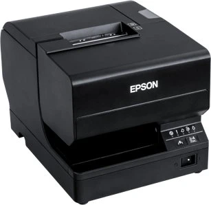 Spausdintuvas Epson TM-J7200 301 W/O MICR BLK PSU/EU BLK USB B LAN FULL CUT PS-180 IN