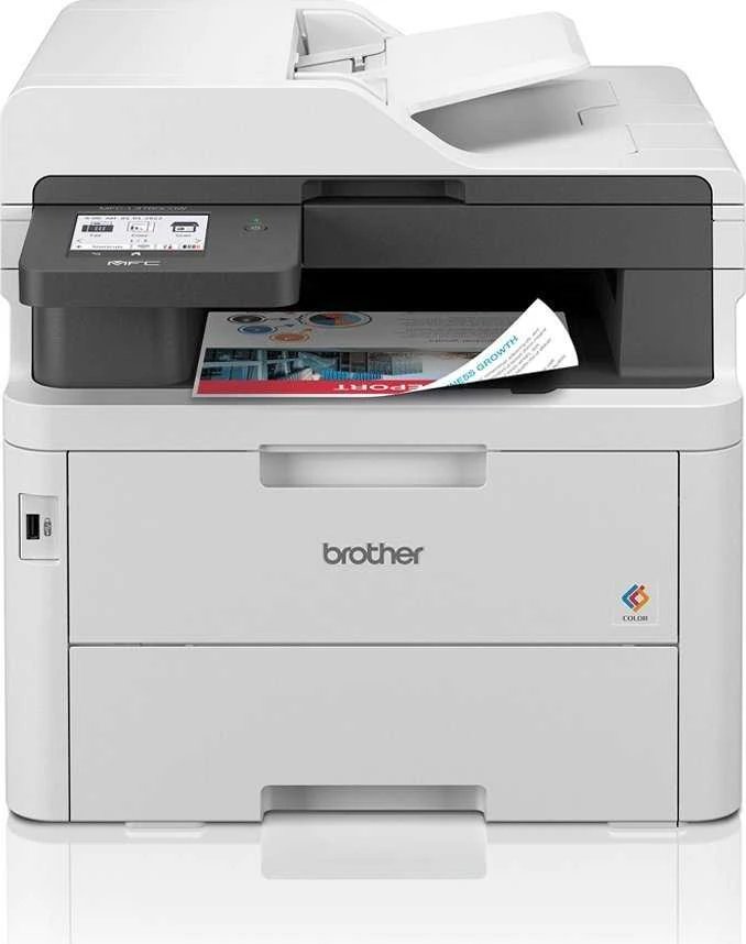 BROTHER MFC-L3760CDW SPALVOTAS LED daugiafunkcis spausdintuvas, ADF, DVIDEŠPUSIS spausdinimas, LAN-1GBE, WIFI, 26 P./MIN.