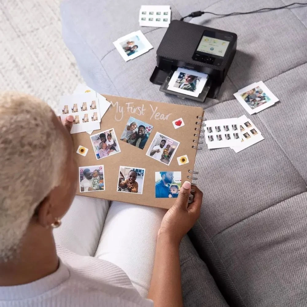 spausdintuvas nuotraukoms Canon SELPHY CP-1500 spausdintuvas termosublimacyjna - juoda - Print Kit + papier RP-54
