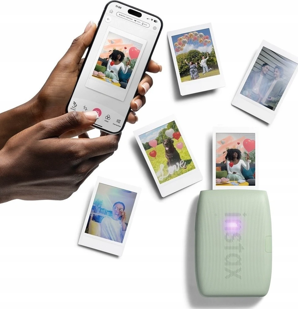 Spausdintuvas Fujifilm instax mini Link 3 EX D Sage Žalias