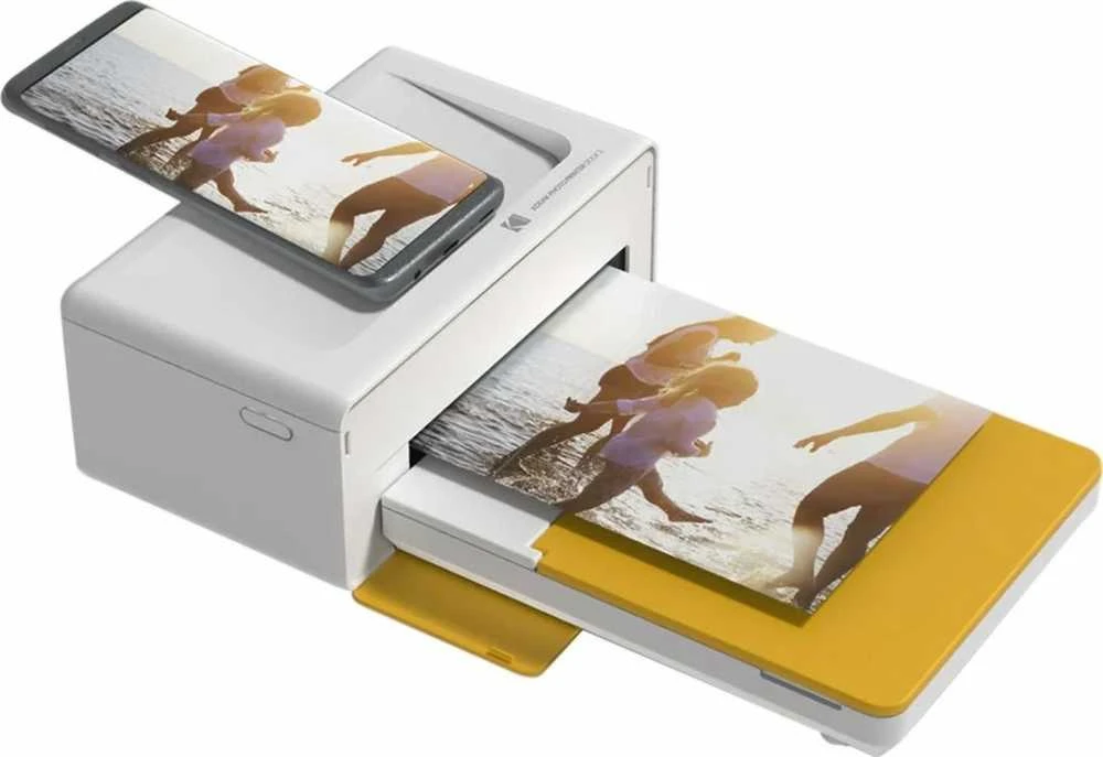 Spausdintuvas - Kodak Instant Photo Spausdintuvas D460Y 4x6 Dye-Sublimation Geltona Balta