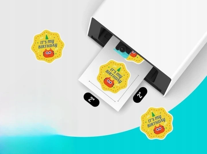 Liene Pix Cut 2-in-1 nešiojamas nuotraukų spausdintuvas