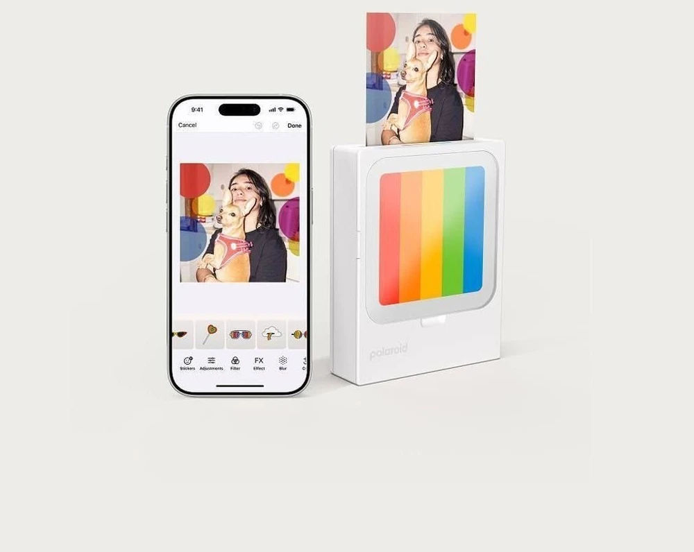 „Polaroid“ – „Hi-Print 3x3“ kišeninis spausdintuvas + 60 lapų