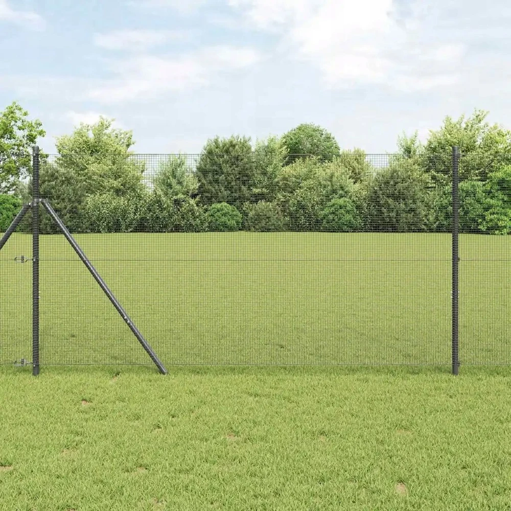 Suvirinto vielos tvoros 5000 x 120 cm Pilka