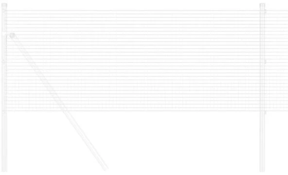 Suvirinto vielos tvoros 2500 x 120 cm Sidabro