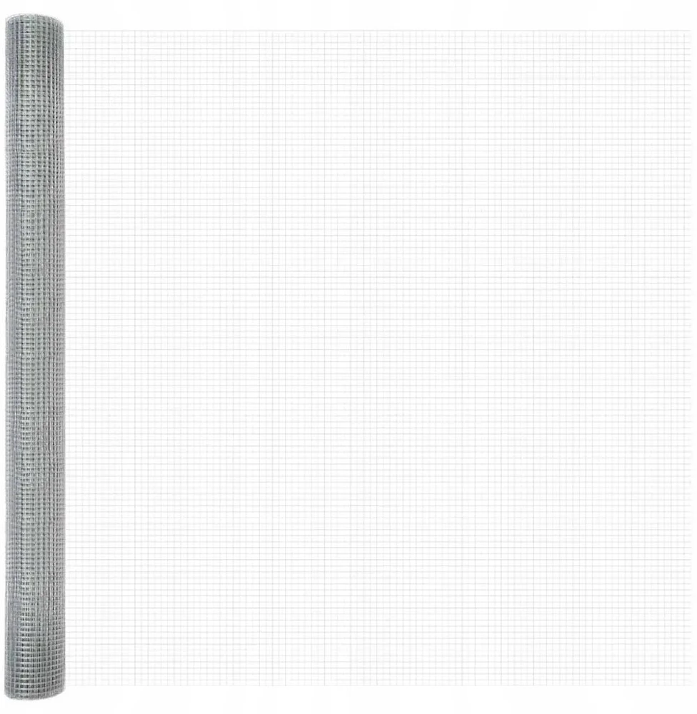 Suvirinto vielos tvoros 5000 x 150 cm Sidabro