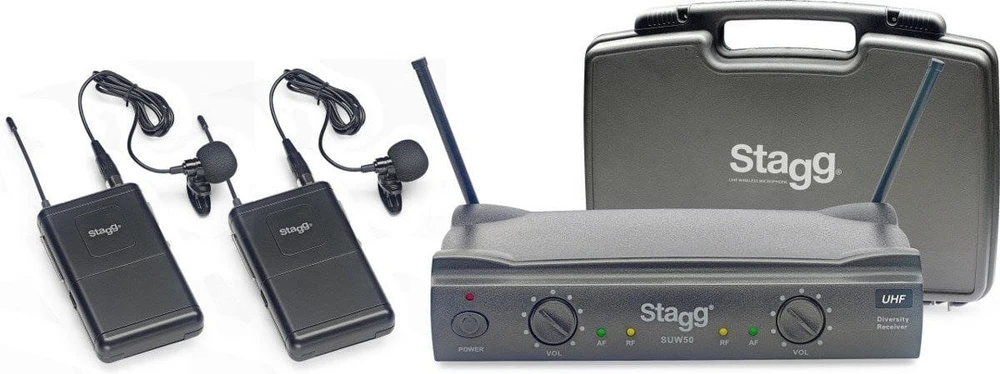 Stagg SUW 50 LL FH EU Wireless UHF system Juodas