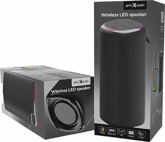 GEMBIRD BT LED speaker 10W juodas