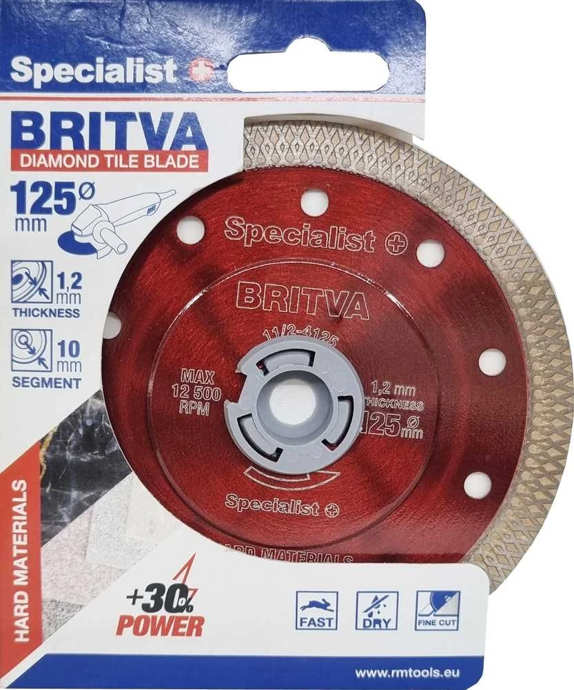 Grąžtas SPECIALIST Deimantinis diskas, 125 mm x 22 mm x 1.3 mm