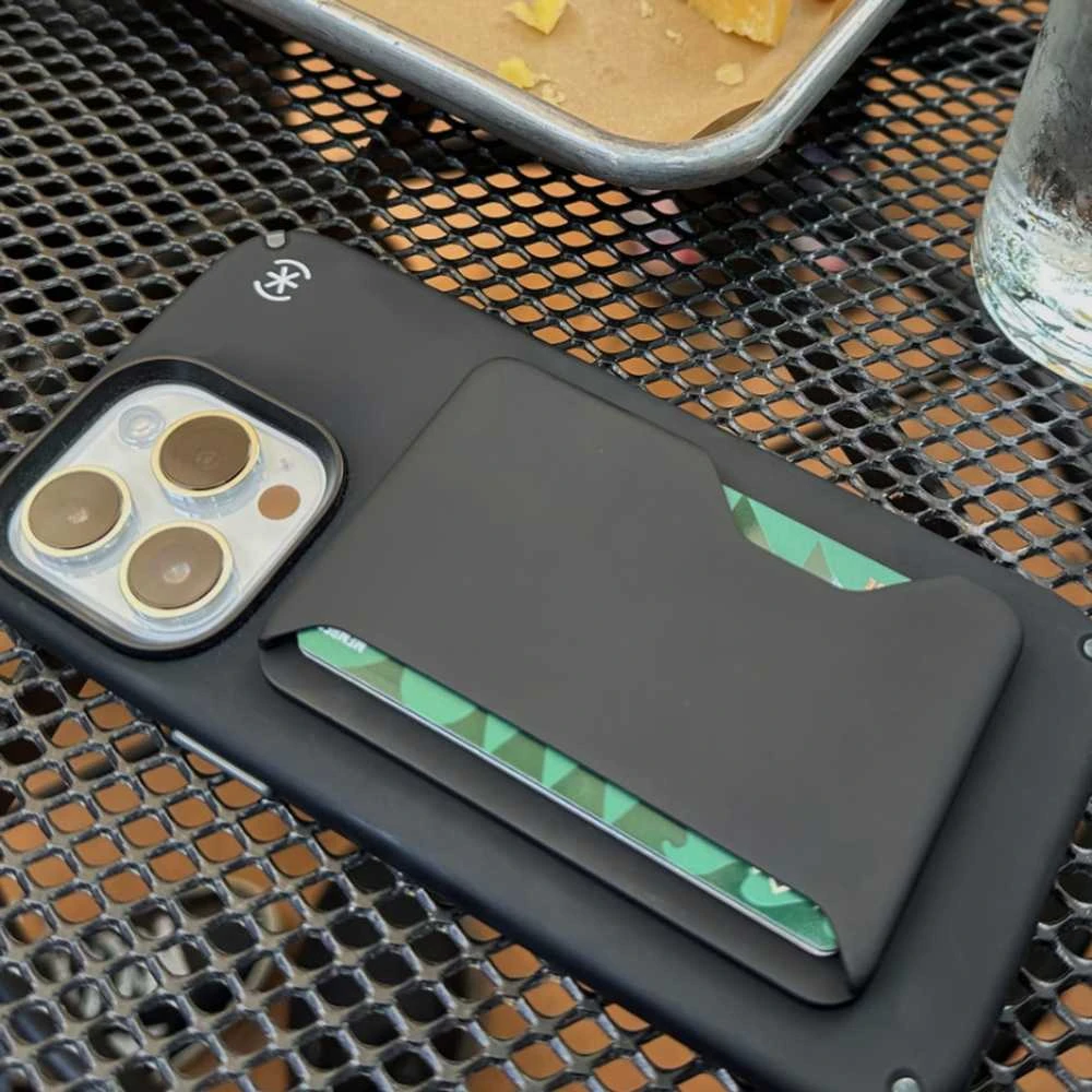 Dėklas Speck „ClickLock“ piniginė, skirta „MagSafe“ - „MagSafe“ magnetinė piniginė, juoda