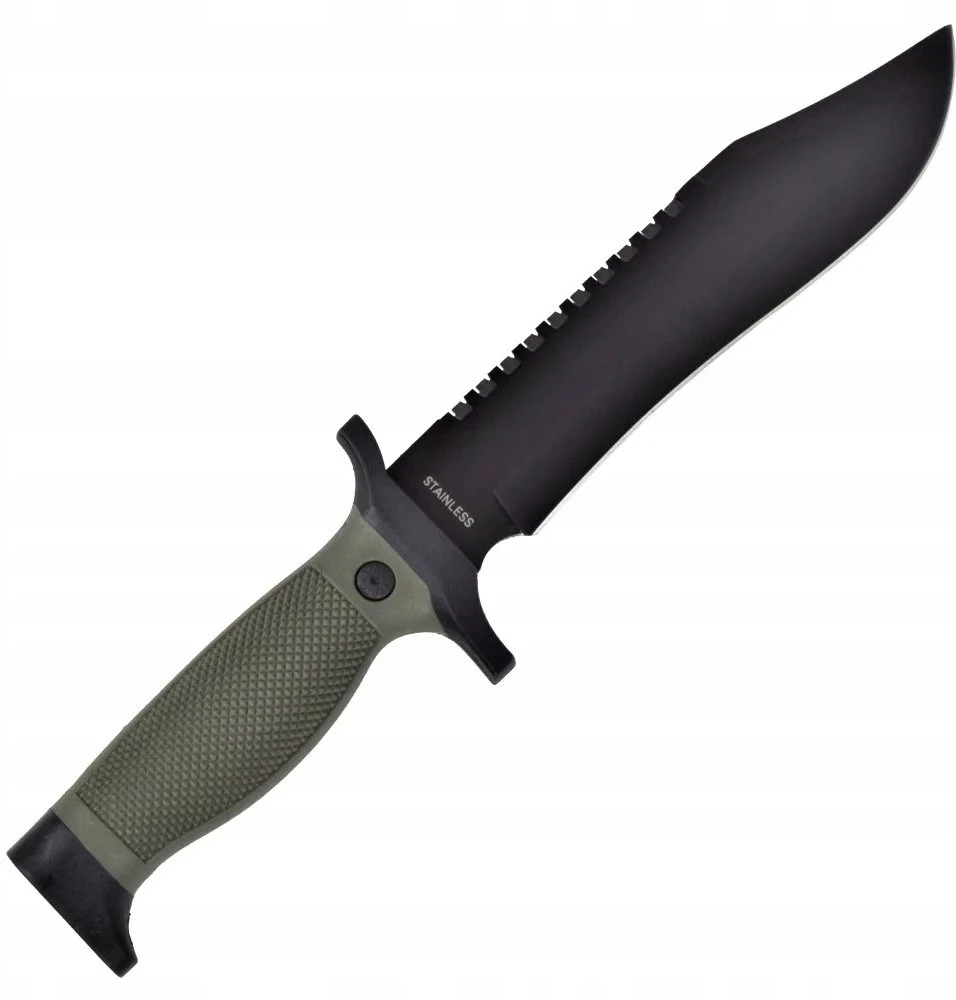 SCK 828-4 Tamsiai žalios spalvos taktinis peilis
