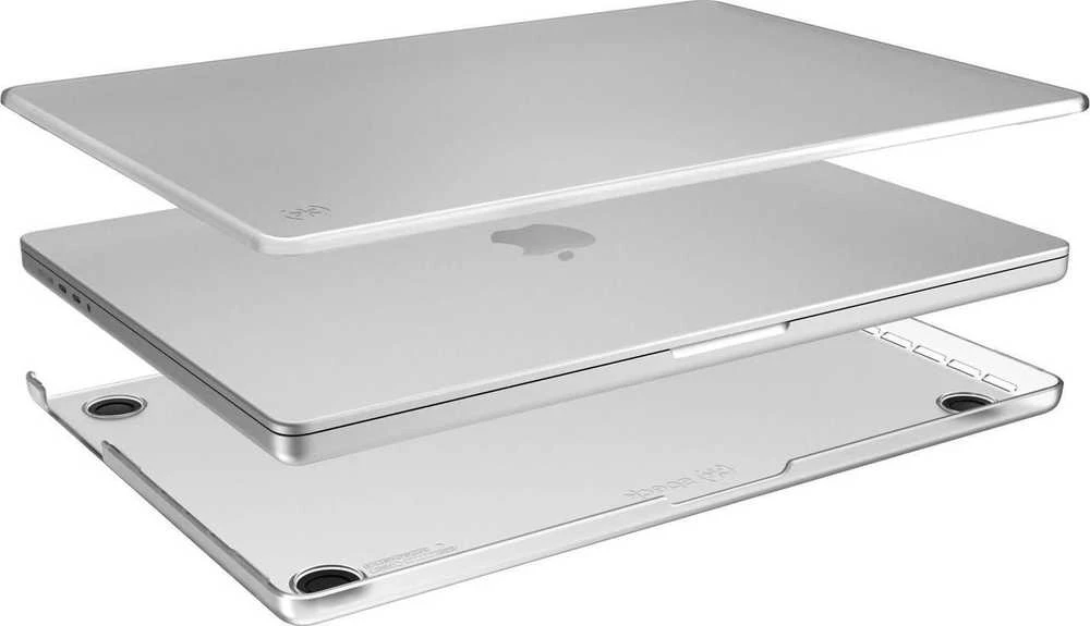 Speck „SmartShell“ dėklas „MacBook Pro 16“ (M5/M4/M3/M2/M1/2026–2021) skaidrus