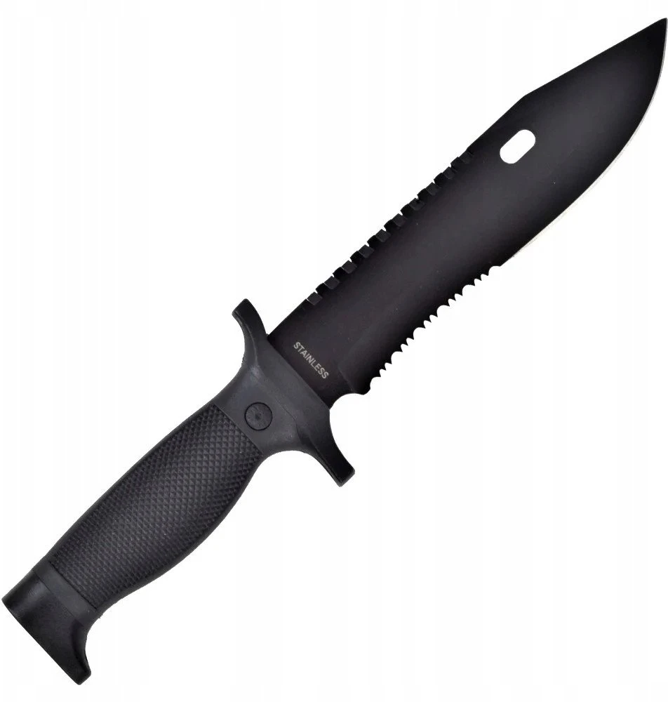 SCK 828-6 Juodas taktinis peilis