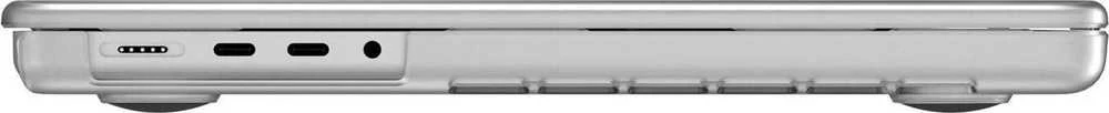 Speck „SmartShell“ dėklas „MacBook Pro 14“ (M5/M4/M3/M2/M1/2026–2021, skaidrus)