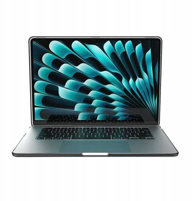 Speck „SmartShell“ dėklas „MacBook Air 15“ (M5/M4/M3/M2/2026–2023) obsidiano spalvos
