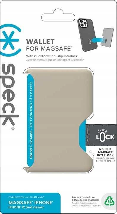 Dėklas Speck ClickLock piniginė MagSafe ruda