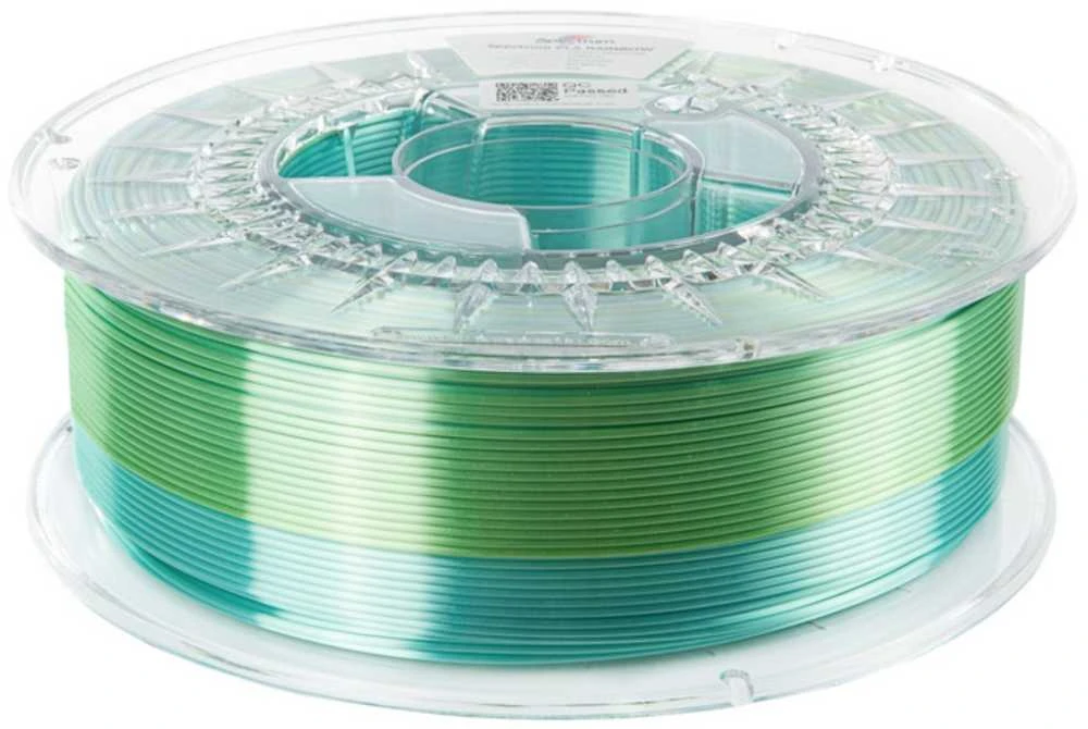 Ocean Spectrum Filament PLA Silk Rainbow 1000g, vandenyno melanžo spalvos