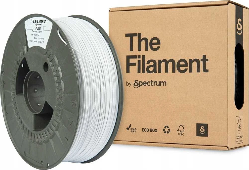 Spectrum PETG 1kg ritė su pakuote