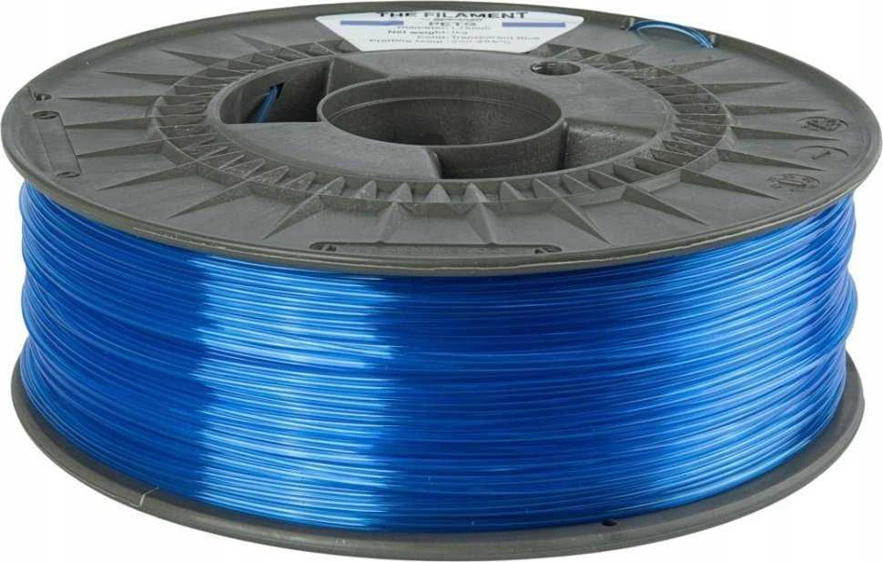 „Mėlyna Spectrum“ gijinė PETG gijinė plėvelė 1000 g, skaidri, mėlynas