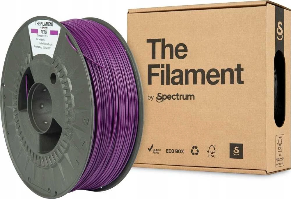 Spectrum PETG 3D siūlas, plasma violetinė spalva