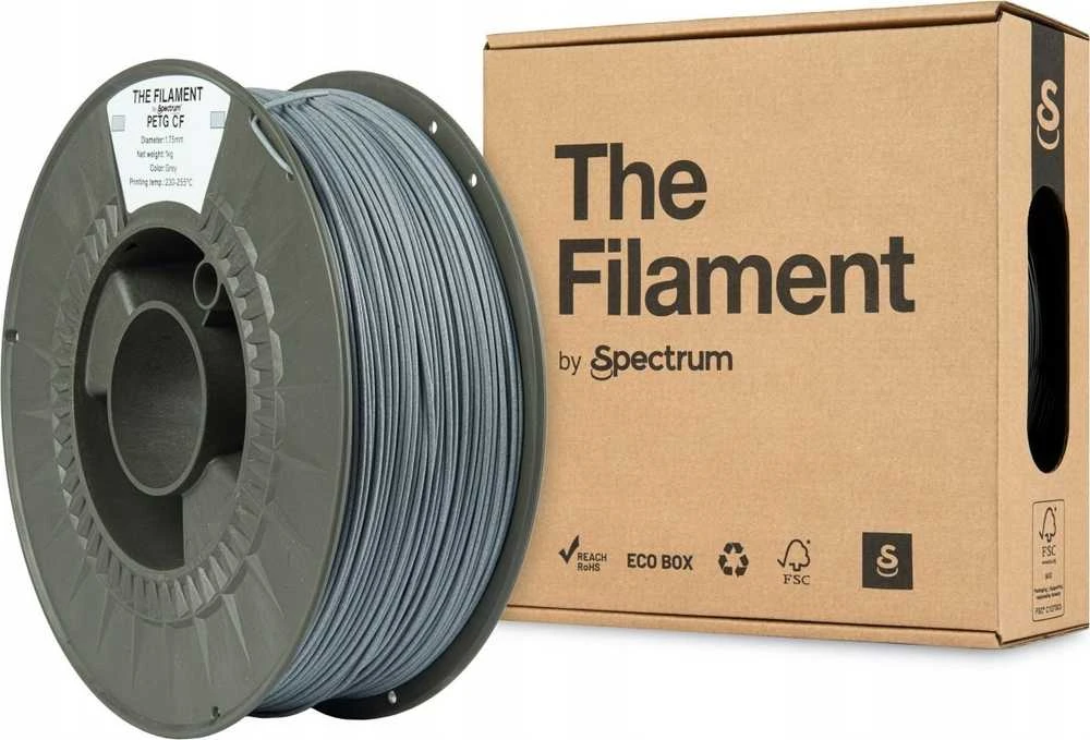 Spectrum PETG CF pilkas siūlas su pakuote