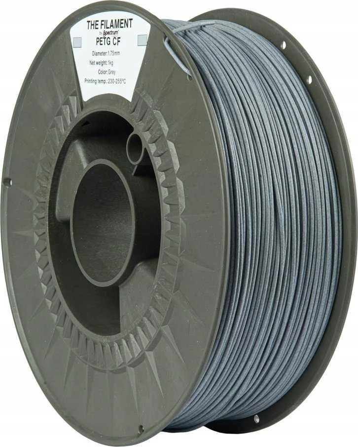 Nezatříděno Spectrum The Filament PETG CF 1000g, pilkas