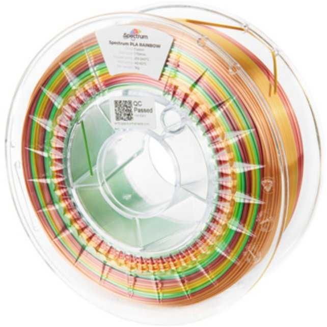 Spectrum 3D siūlas, PLA šilko vaivorykštė, 1,75 mm, 1000 g, 81016, sintezė