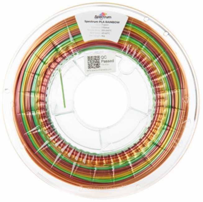 Spectrum 3D siūlas, PLA šilko vaivorykštė, 1,75 mm, 1000 g, 81016, sintezė