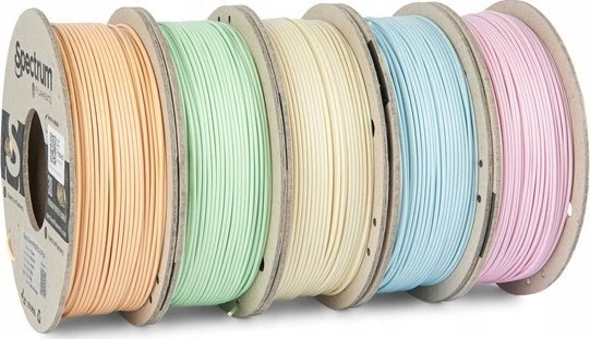 Spectrum PLA pastelines gijos, 5 ritės