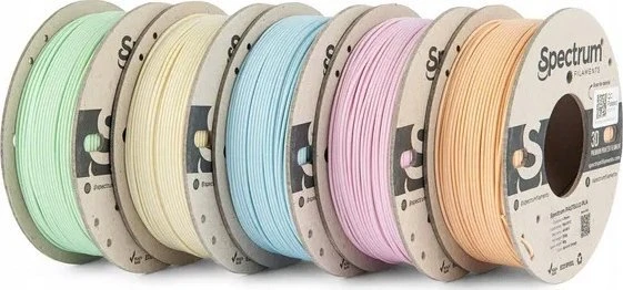 Spectrum 5Pack Pastello PLA gijų rinkinys 1.75 mm 1.25 kg – 5 spalvos
