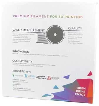 Spektro grupė SPECTRUMG 5903175658180 Filamentas SPECTRUM / ABS SMART /Ramiojo vandenyno Mėlyna / 1,75 mm / 1kg