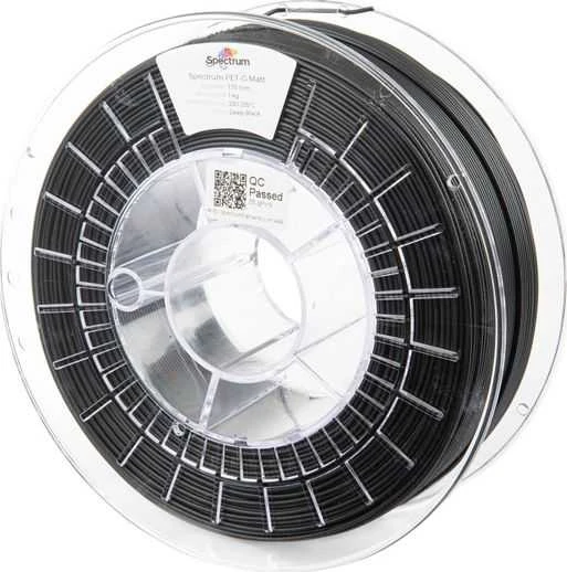 Spectrum PET-G matinis juodas siūlas 1.75mm rite