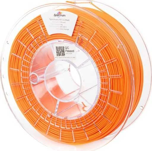 Plastikas Spectrum PET-G Matinis - 1.75mm - 1kg - Lion Oranžinis