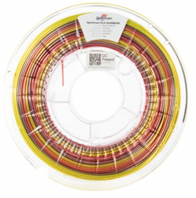 „Spectrum Filament“ PLA šilko „Rainbow“ 1000 g, žemės mišinys
