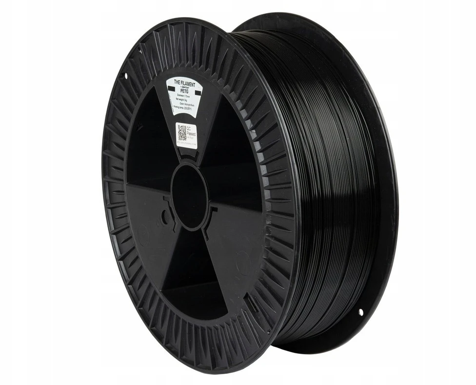 The Filament Spectrum Filaments PET-G midnight juodas 3kg Filaments Spectrum PETG-mBLACK-3-TF (5907138400922)