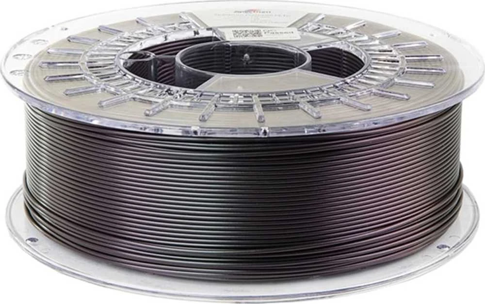 „Spectrum“ filamentas Premium PET-G 1000 g, tamsiai pilkas