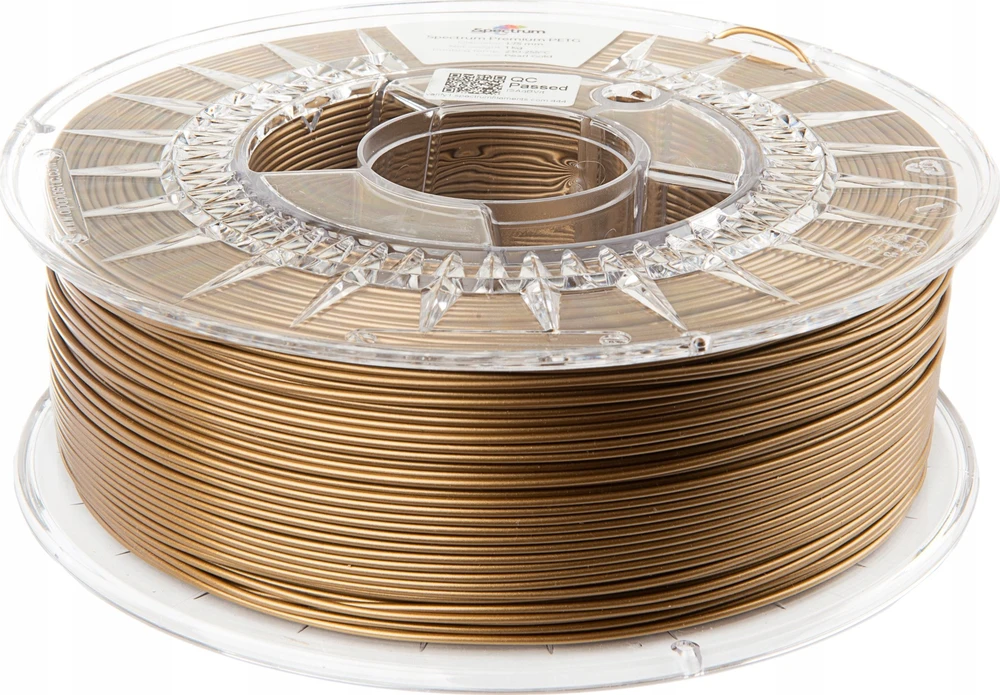 SPECTRUMAS Spausdinimo siūlas Premium PET-G 1,75mm PEARL GOLD 1kg