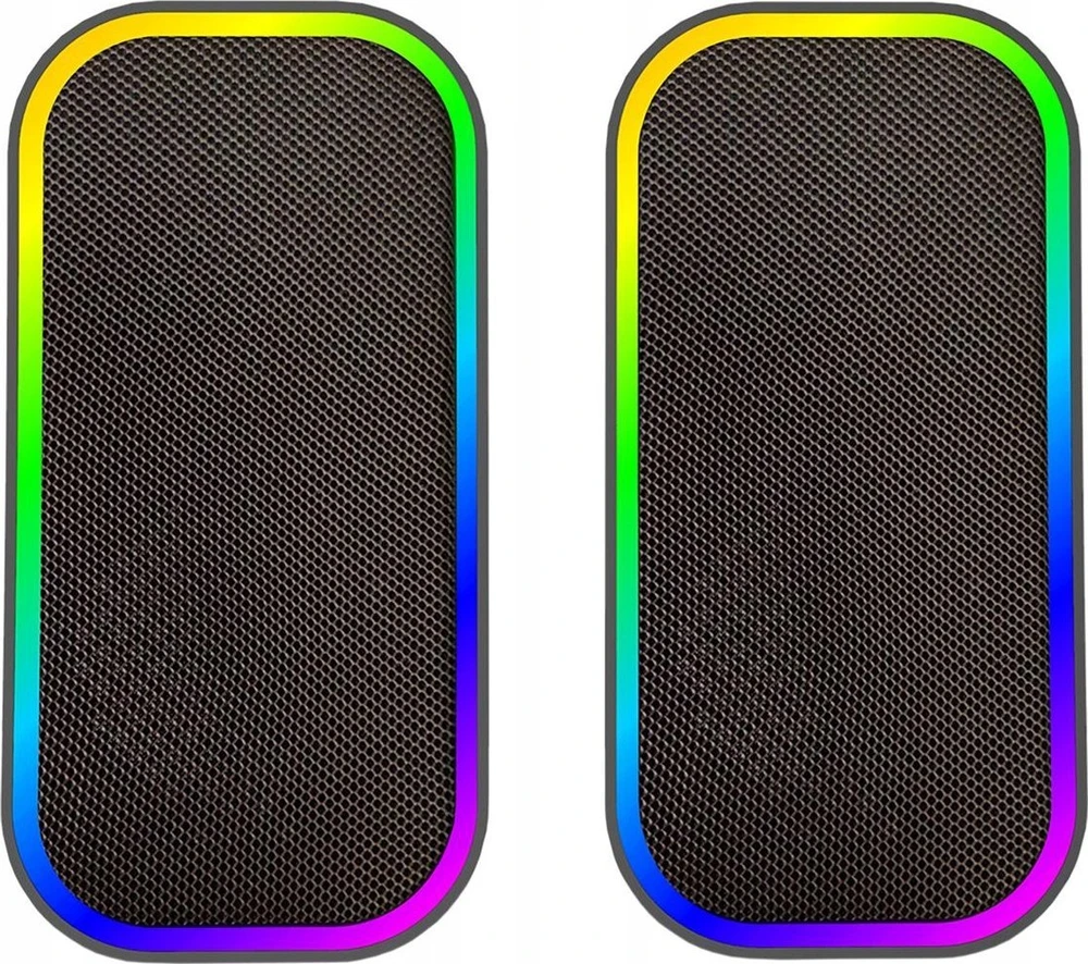 Kompiuterio kolonėlės „Speedlink“ – TOKEN RGB žaidimų stereo kolonėlė, juoda