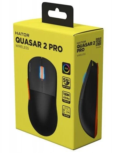 Hator Hator HTM560BO Quasar 2 Pro 26000dpi belaidė žaidimų pelė