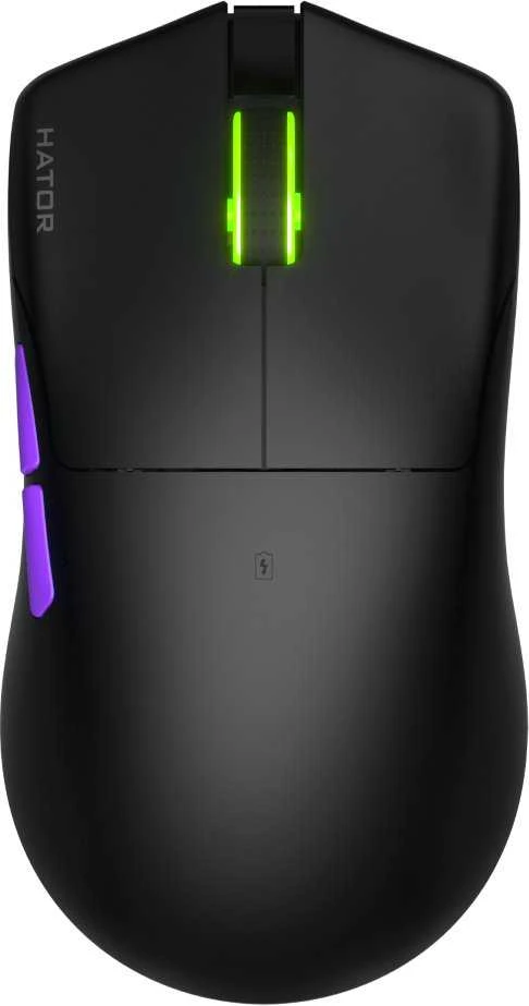 Pelė Myszka žaidimams Hator Pulsar 3 Ultra 4K Wireless HTM680 su laidu 30000 dpi optinė juoda