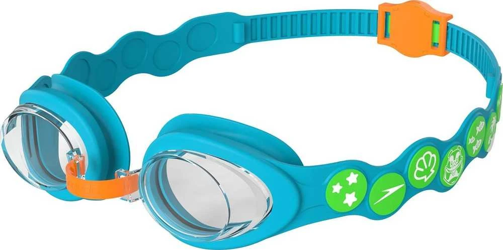 Plaukimo akiniai Speedo Sea Squad Spot, mėlyna/žalia