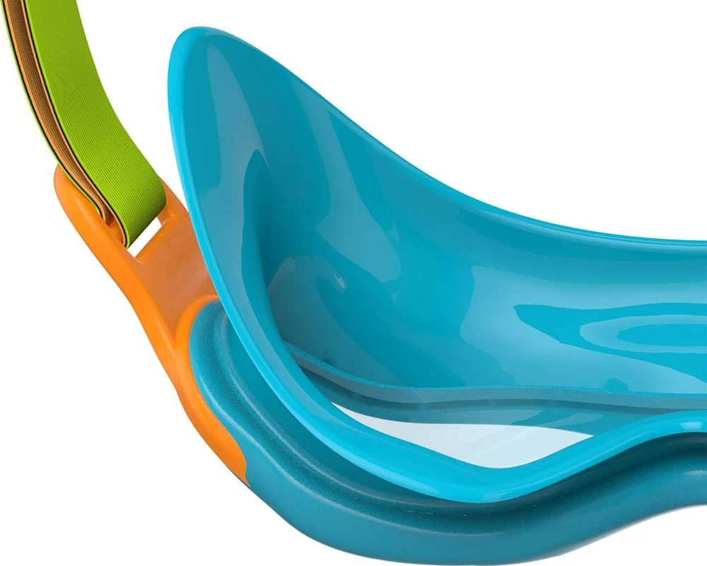Speedo plaukimo akiniai/kaukė Junior Sea Squad kaukė Mėlyna/oranžinė