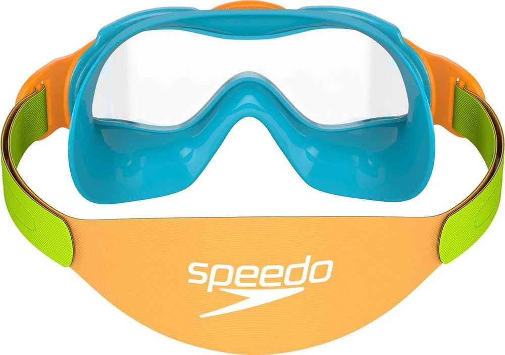 Speedo plaukimo akiniai/kaukė Junior Sea Squad kaukė Mėlyna/oranžinė