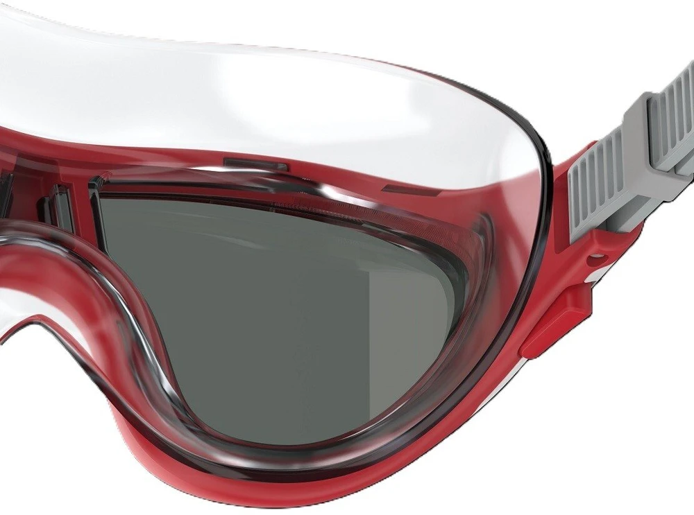 Speedo SPEEDO MASKA JUNIOR BIOFUSE* 2.0 Raudona Pilka 8-00491800764