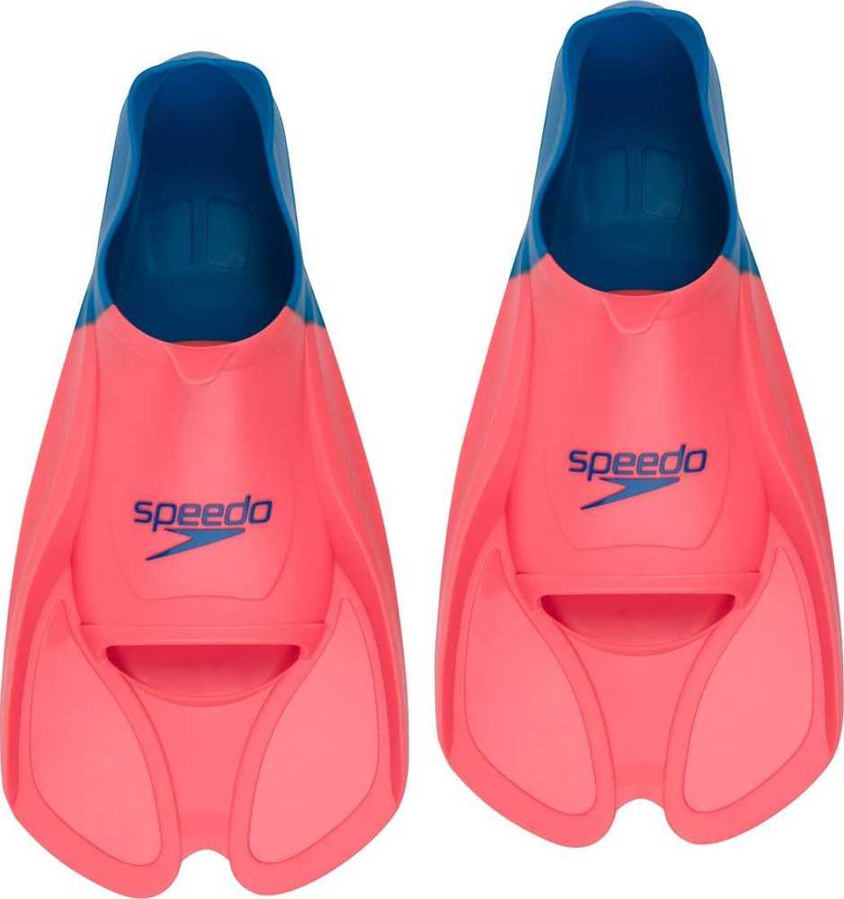 Speedo Trumpi treniruočių pelekai Raudoni/Tamsiai mėlyni dydis 35/36