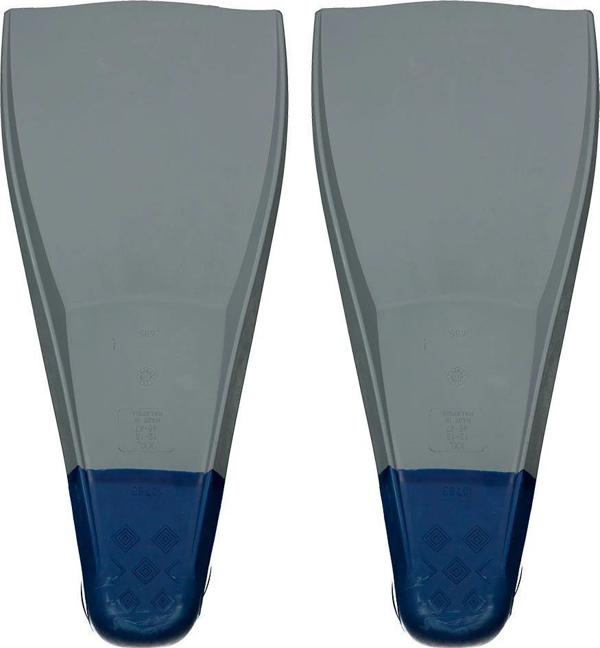 Speedo Plaukimo treniruočių pelekai Long Blade pilki/tamsiai mėlyni R.46/47
