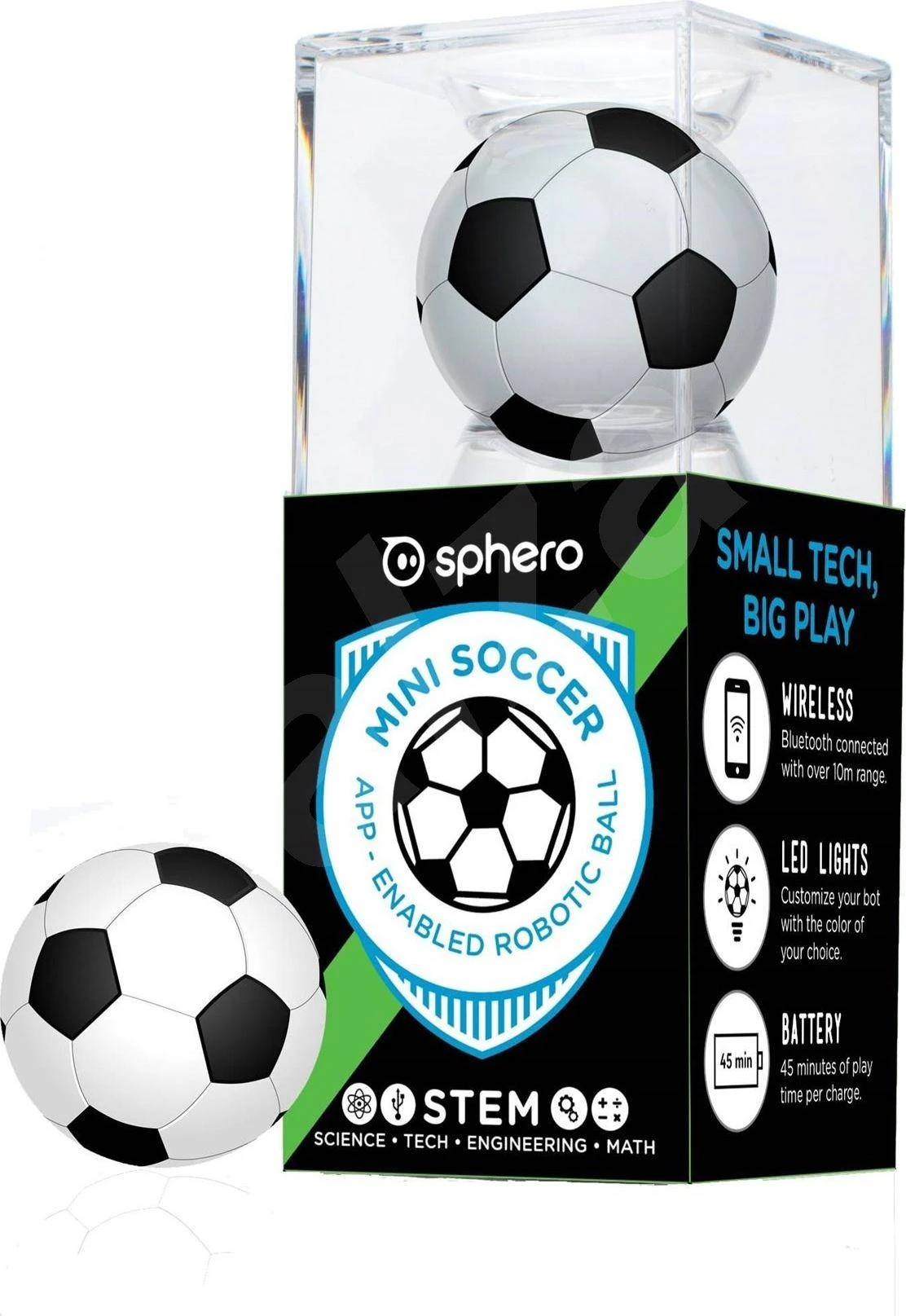 Sphero Mini Soccer | Football App-Enabled Robot M001SRW Baltas/ juodas