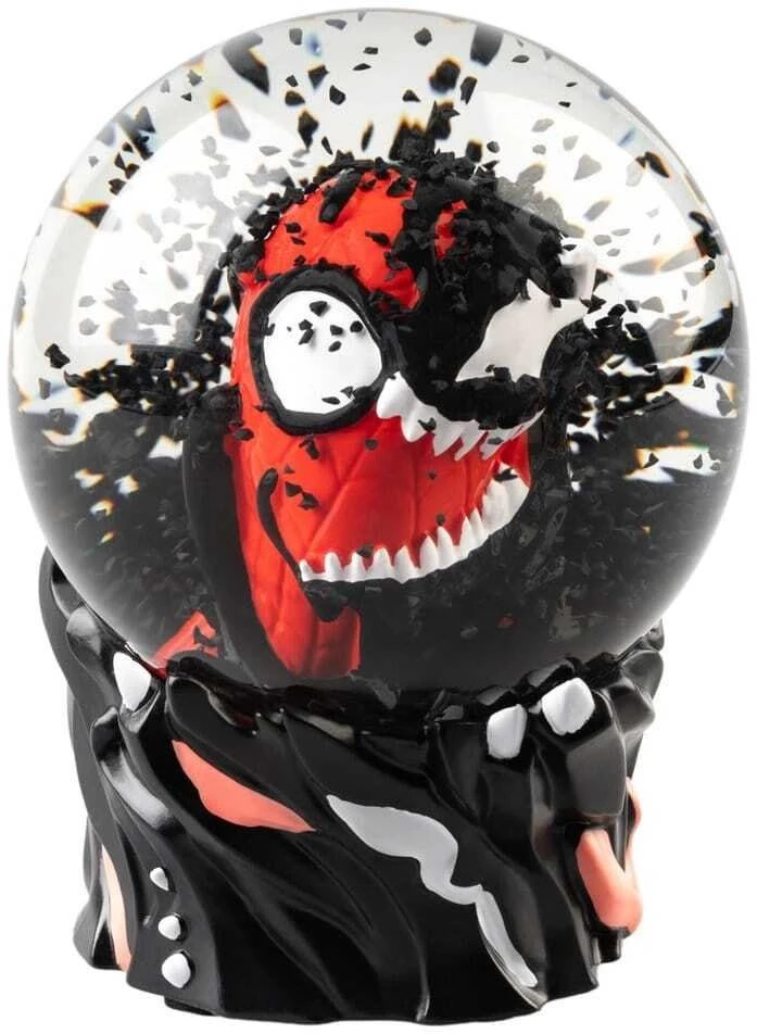 ERIK Spider-Man ir Venom stiklinis sniego rutulys su dovanų dėžute