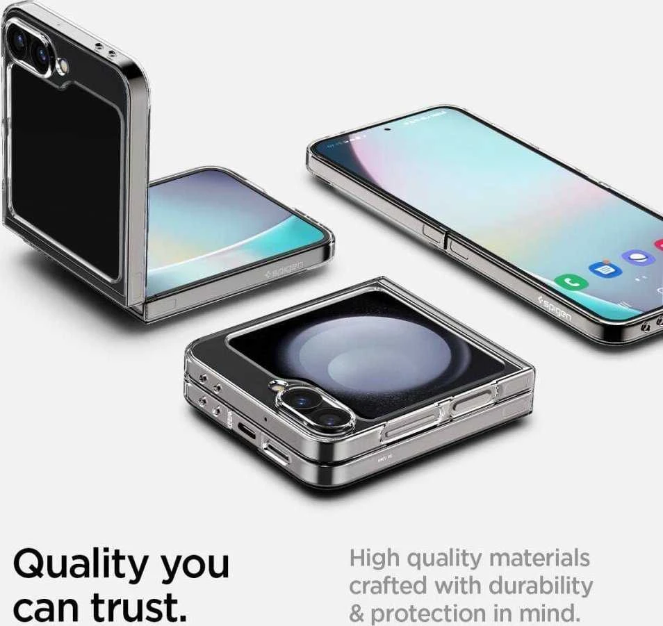 Samsung Galaxy Z Flip6 Spigen Airskin Crystal Clear dėklas telefonui skaidrus