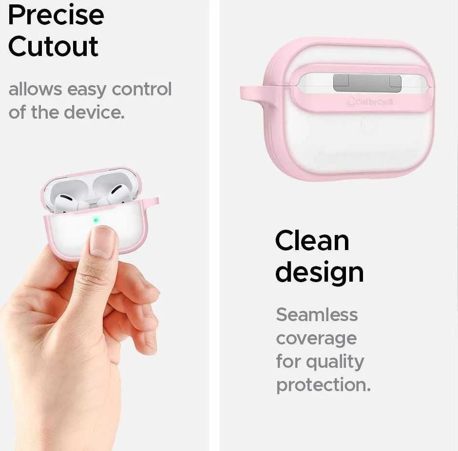 Spigen Ciel Color Brick AirPods dėklas Pro Baby Rožinė ASD00478